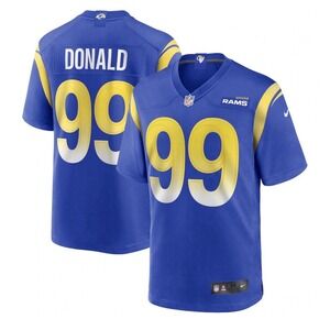 NIKE Aaron Donald Royal Los Angeles Rams Legend Jersey Blue Men's Size Medium
